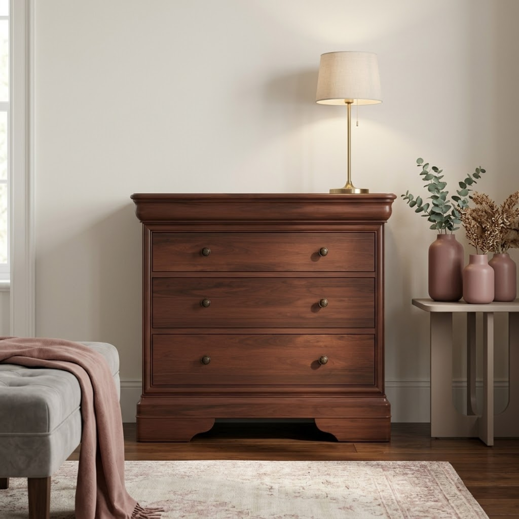 Antoinette Wide 3 Drawer Chest