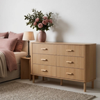 Axel 6 Drawer Fluted Chest