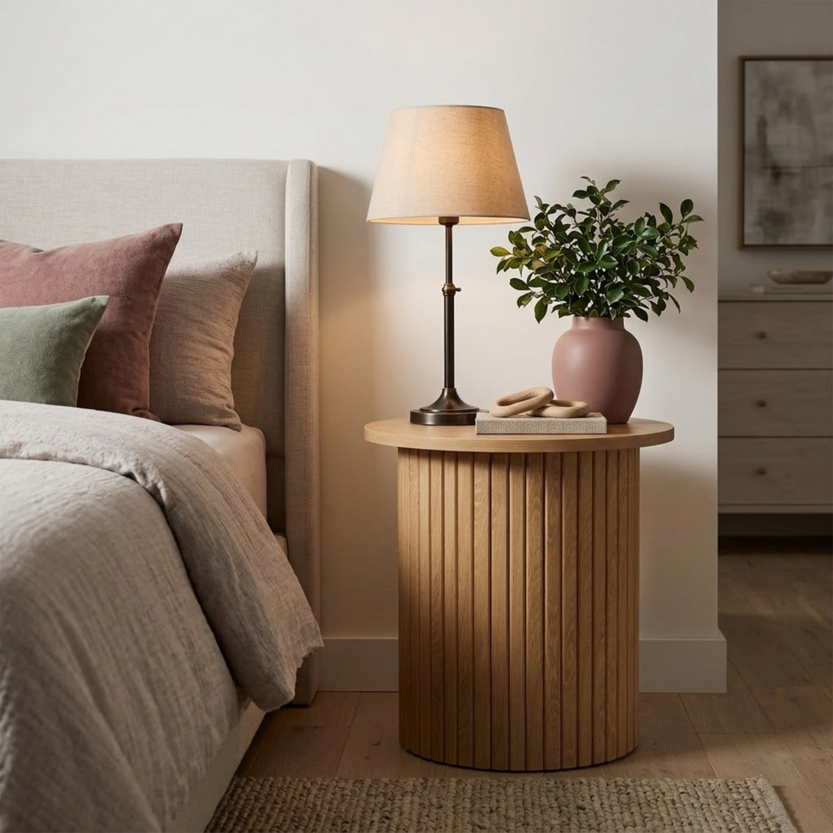 Axel Fluted Side Table
