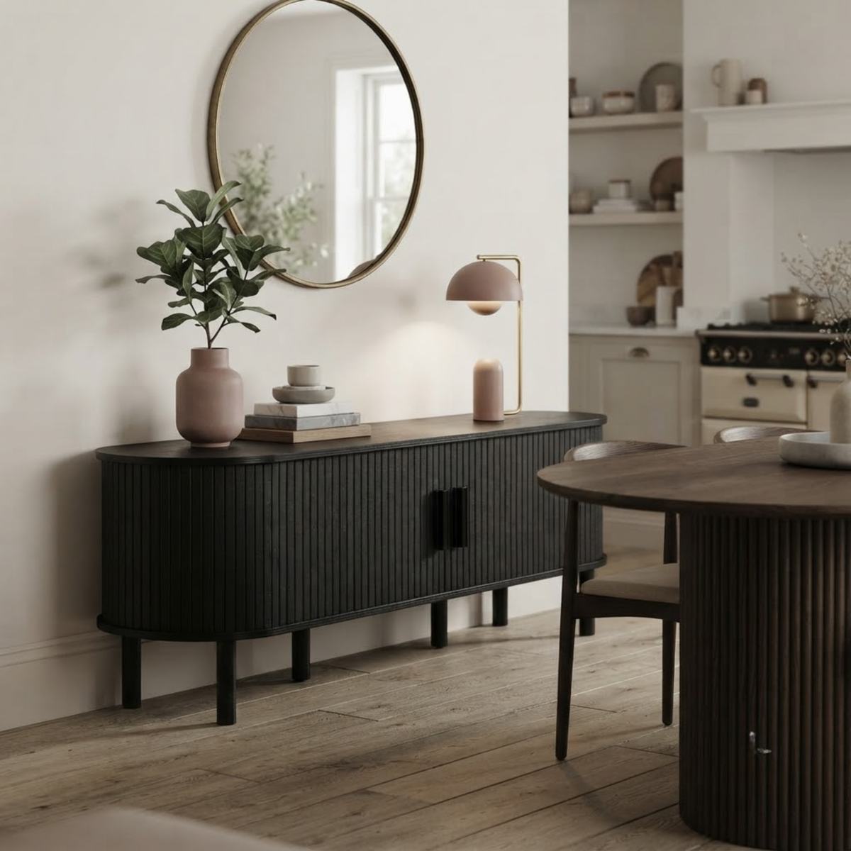 Axel Fluted Small TV Unit