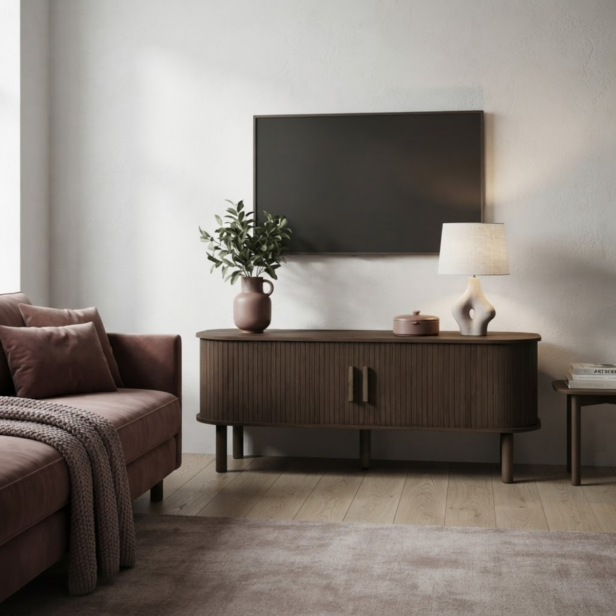 Axel Fluted TV Unit
