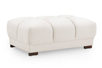 Azzuro Sofa Cream Footstool