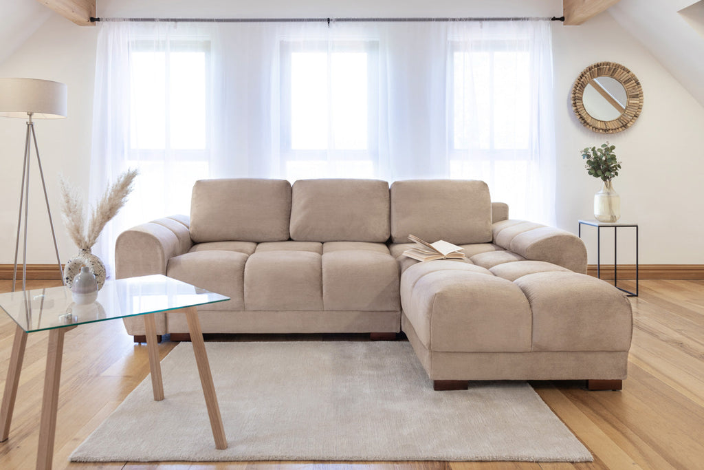Azzuro Sofabed Mocha Universal Corner