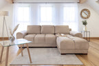 Azzuro Sofabed Mocha Universal Corner
