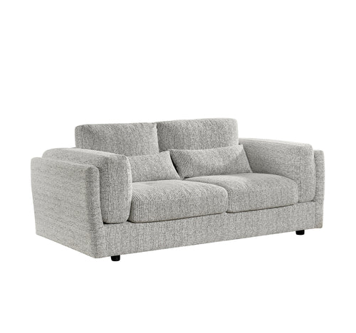 Beehive Bari Fabric 3 Seater Sofa 217cm in Grey