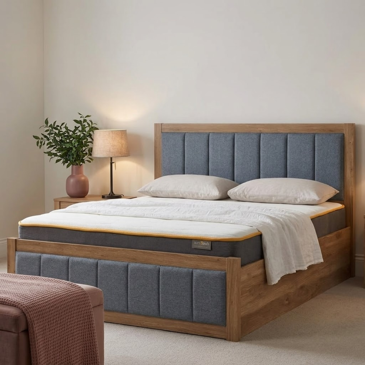 Belmont Double Ottoman Bed