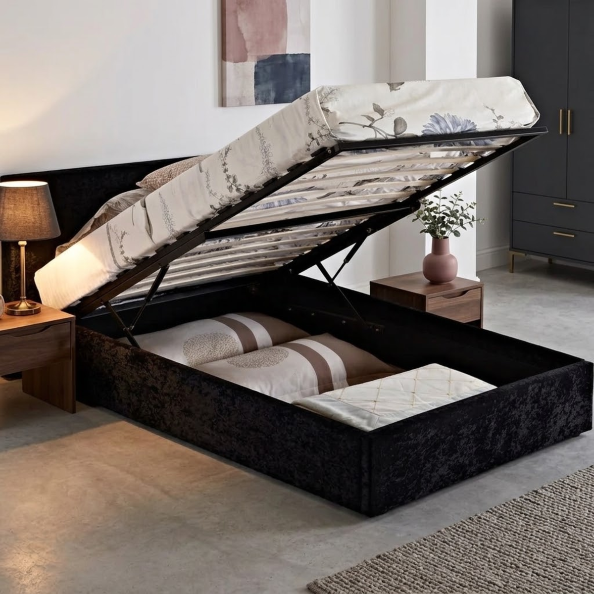Berlin Double Ottoman Bed