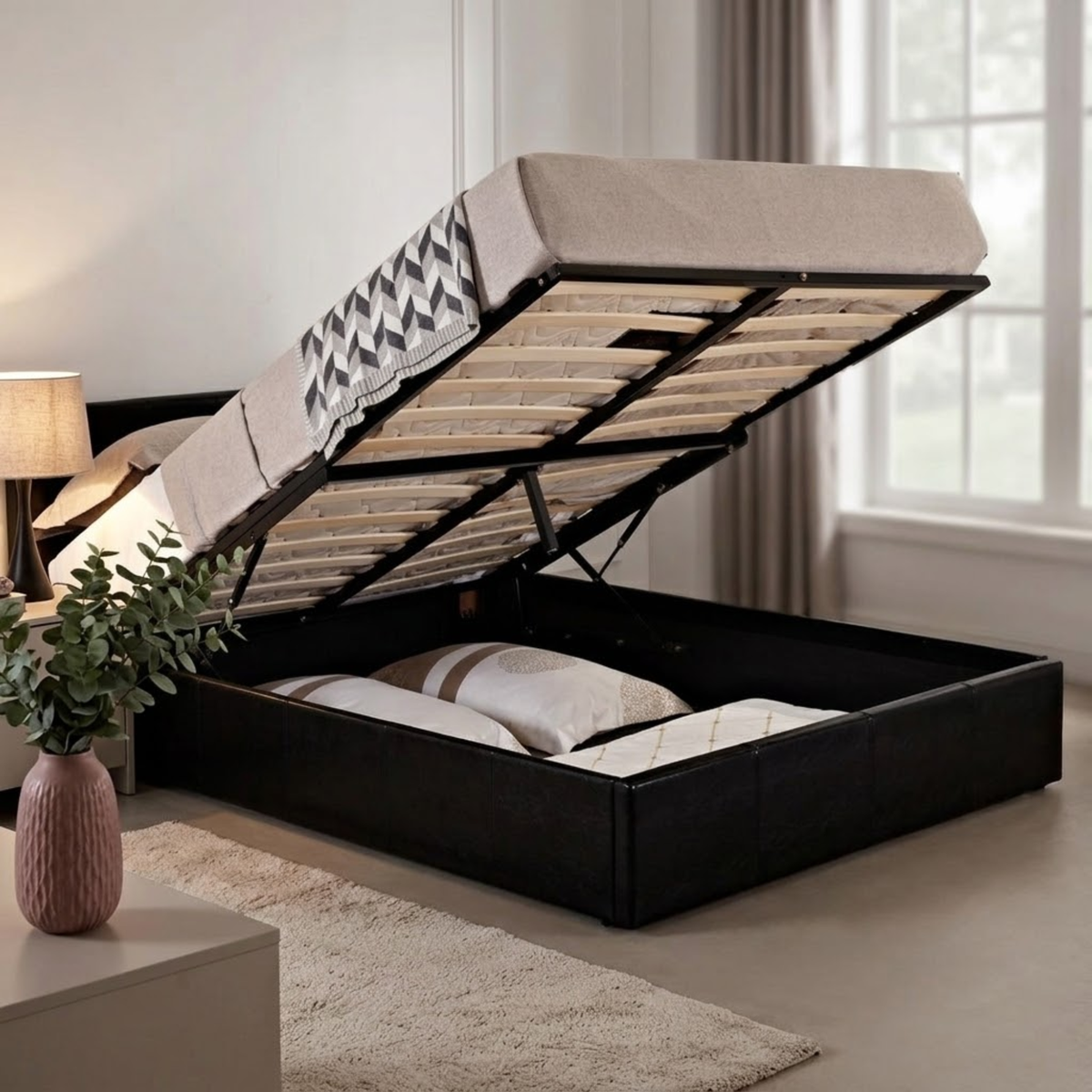 Berlin Double Ottoman Bed