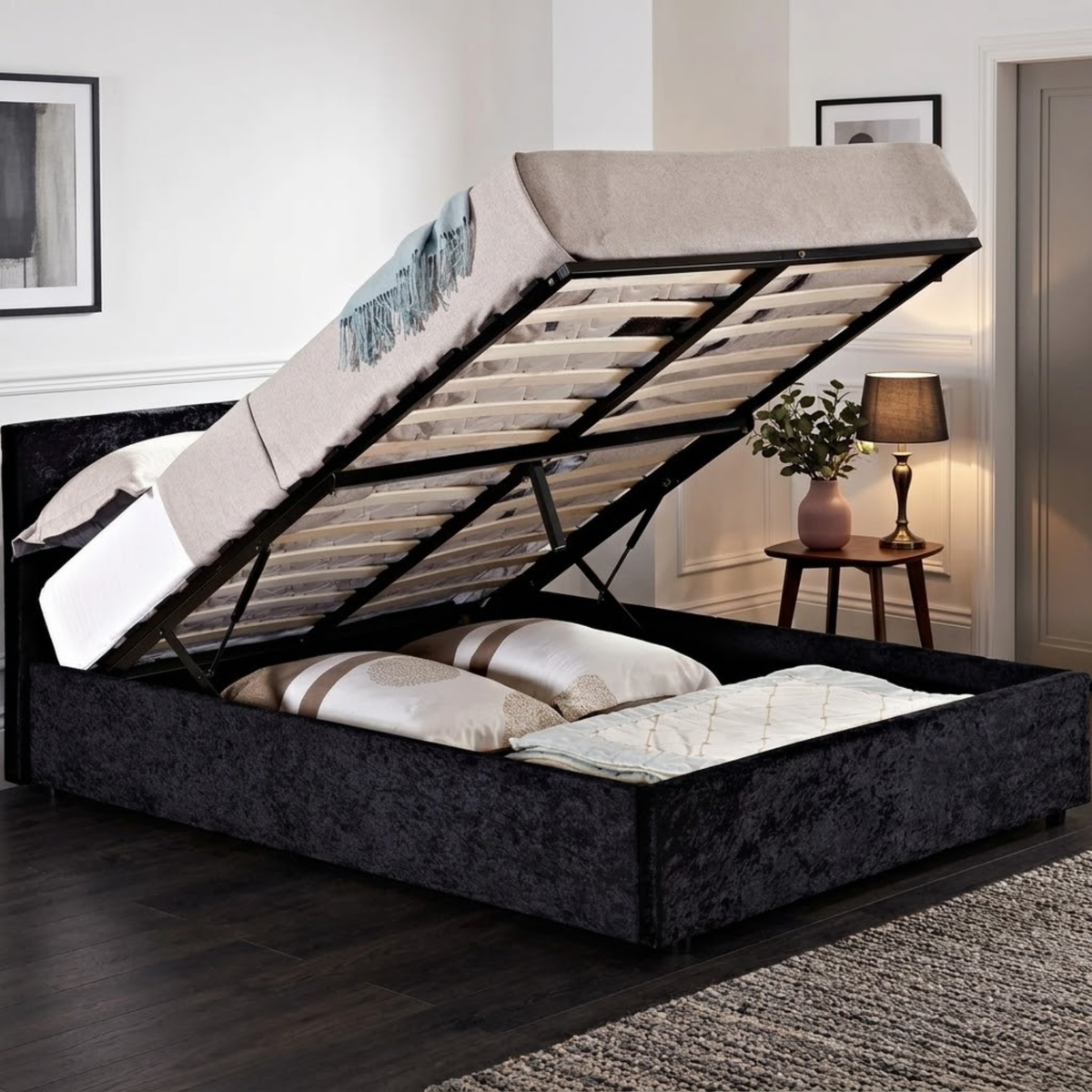 Berlin Single Ottoman Bed