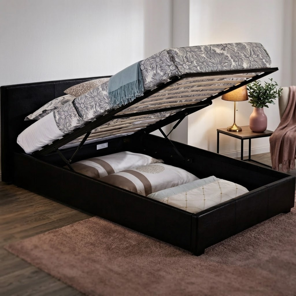 Berlin Single Ottoman Bed