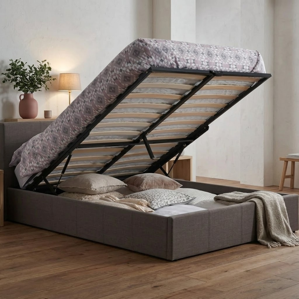 Berlin Small Double Ottoman Bed