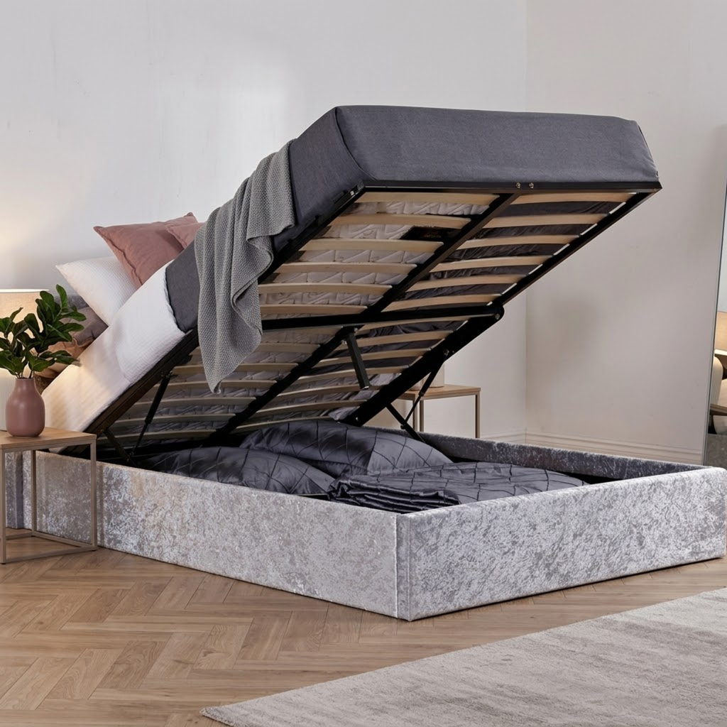 Berlin Small Double Ottoman Bed
