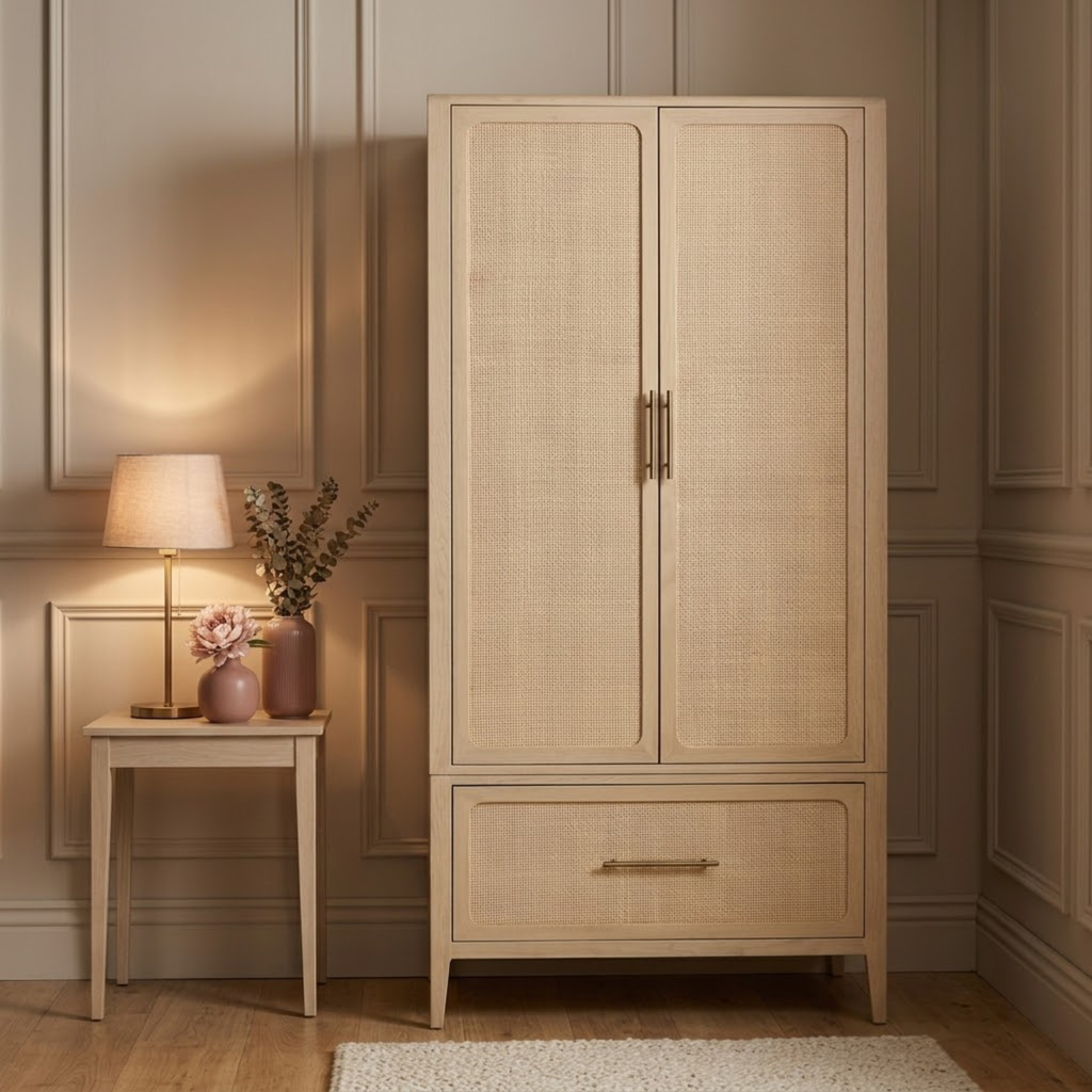 Casera 2 Door 1 Drawer Wardrobe