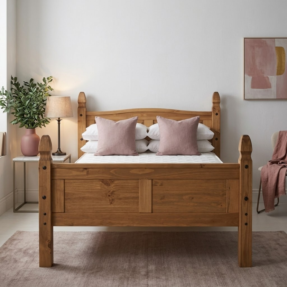 Corona High End King Bed