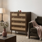 Croxley 5 Drawer Rattan Chest