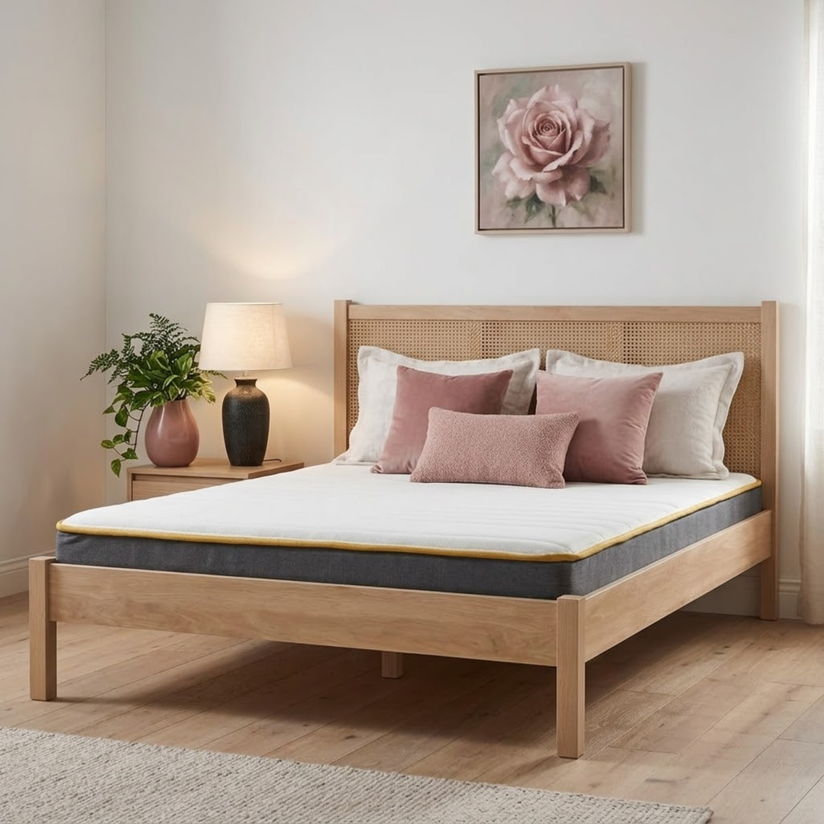 Croxley Double Rattan Bed