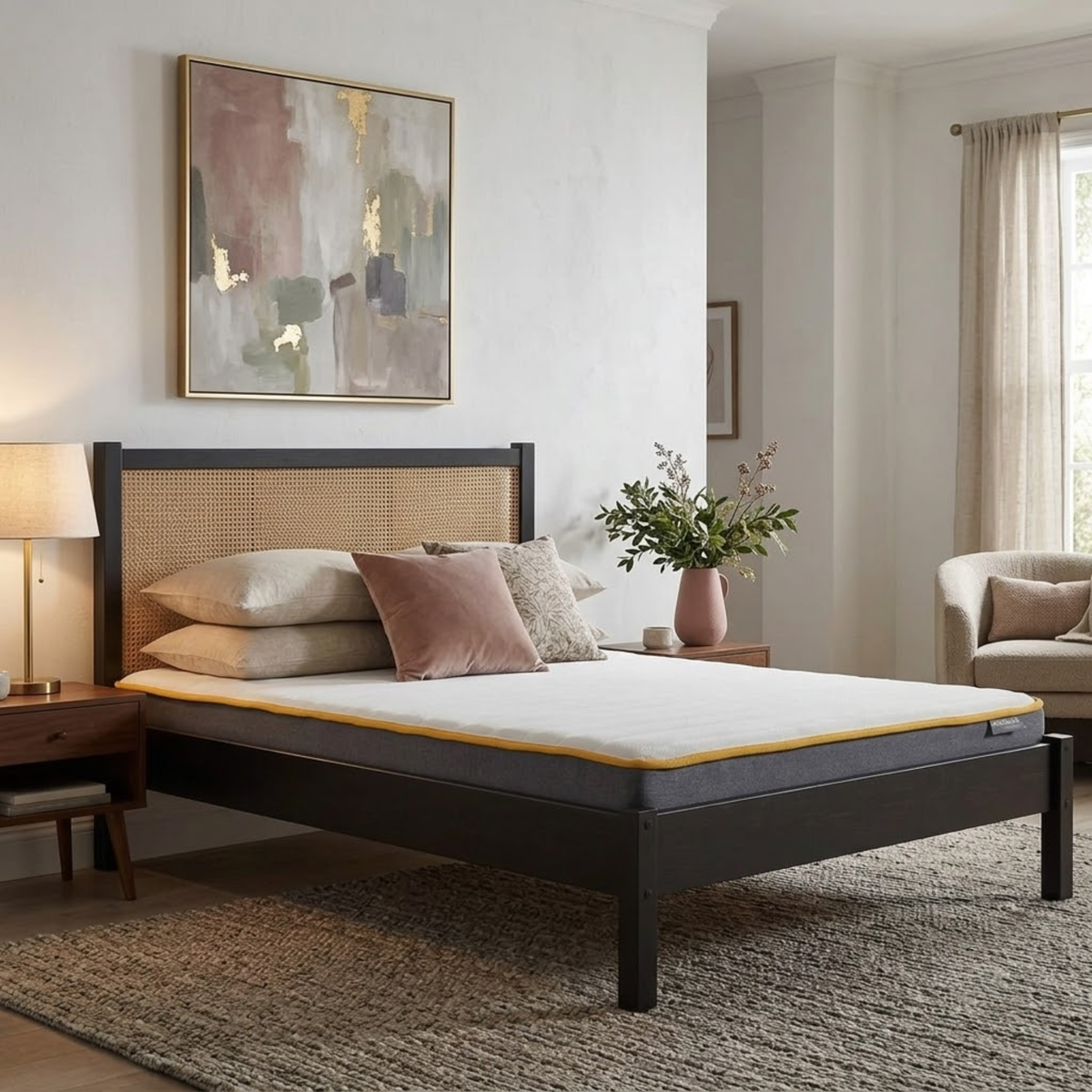 Croxley King Rattan Bed