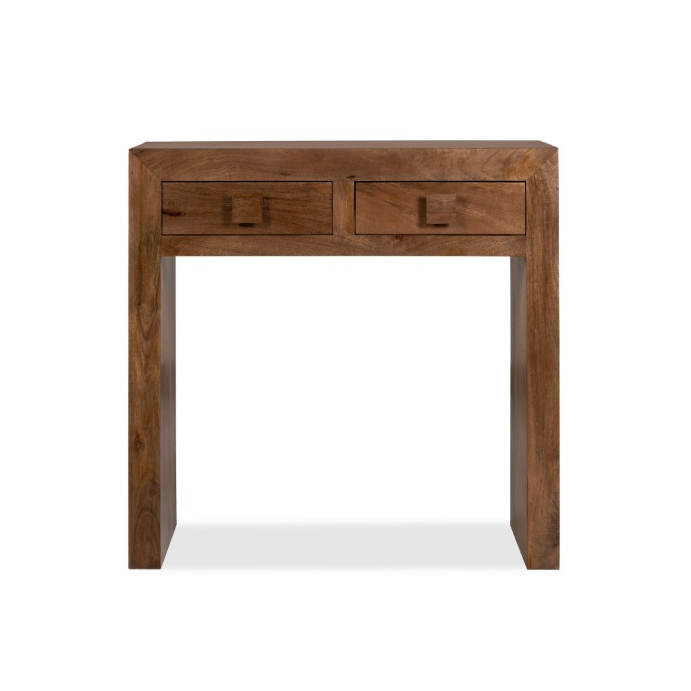 Dakota Mango Wood Console Table 80cm