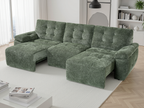 Dallas Electric Sofabed Green 3 Seater
