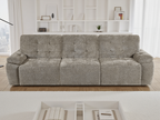 Dallas Electric Sofabed Mushroom 3 Seater