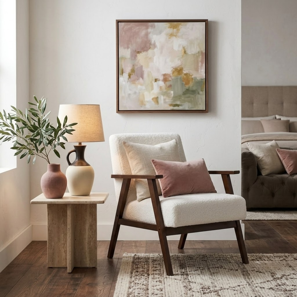 Ellwood Boucle Armchair