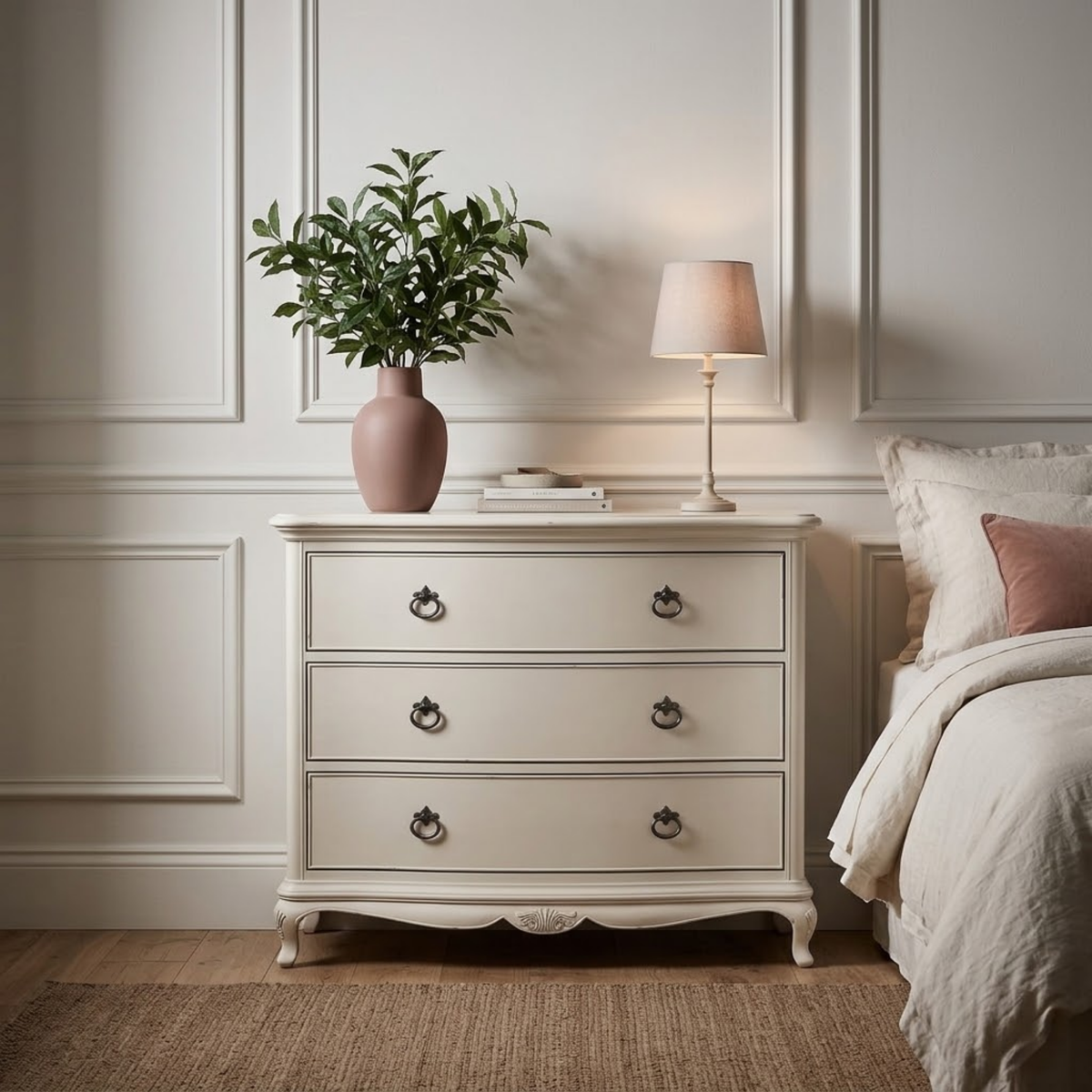Etienne 3 Drawer Low Chest