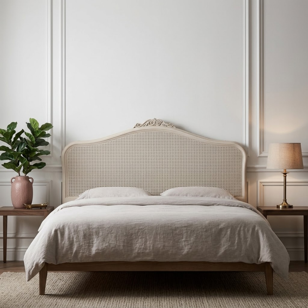 Etienne Rattan Super King Headboard