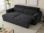 Dakota Electric Sofabed Black 3 Seater