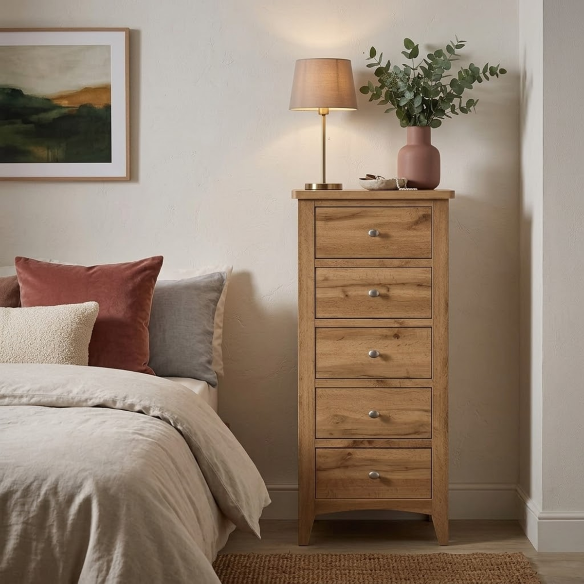 Hampstead 5 Drawer Tall Chest