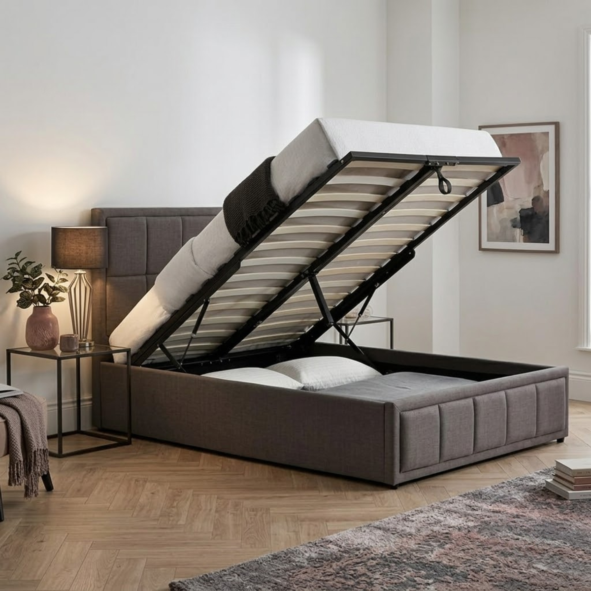 Hannover Double Ottoman Bed