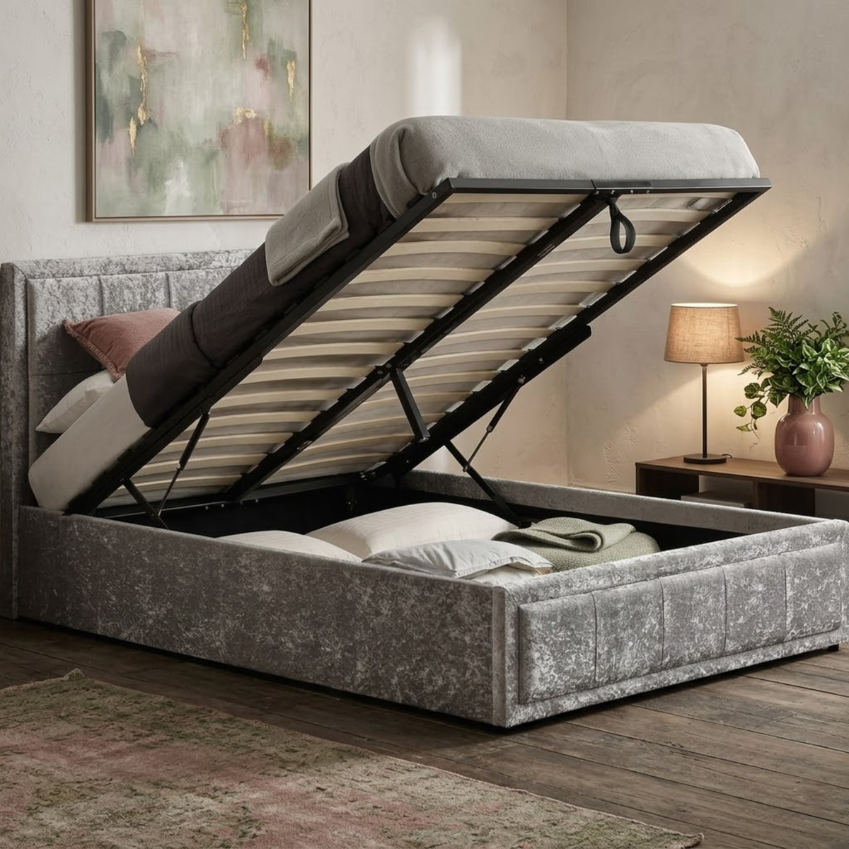 Hannover King Ottoman Bed