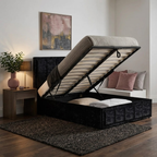 Hannover Small Double Ottoman Bed