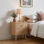 Herringford 2 Drawer Bedside