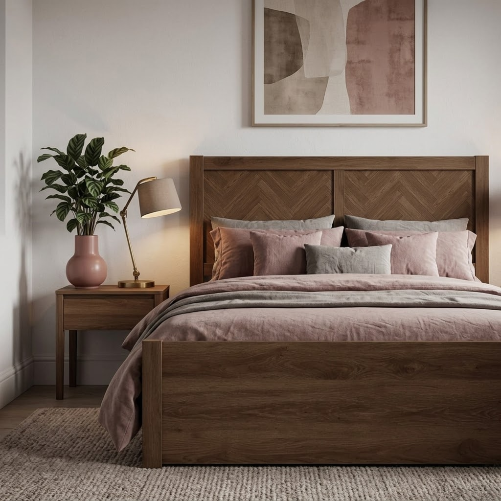 Herringford Double Ottoman Bed