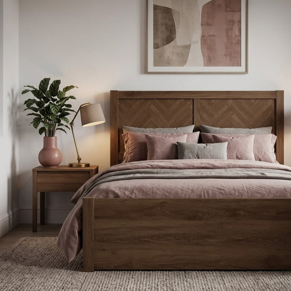 Herringford Double Ottoman Bed