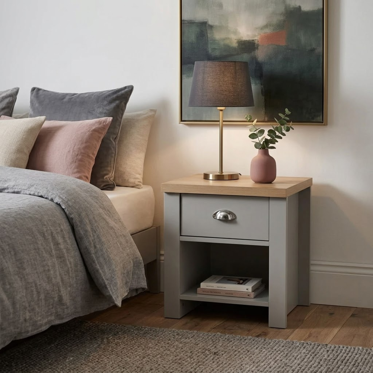 Highgate 1 Drawer Lamp Table