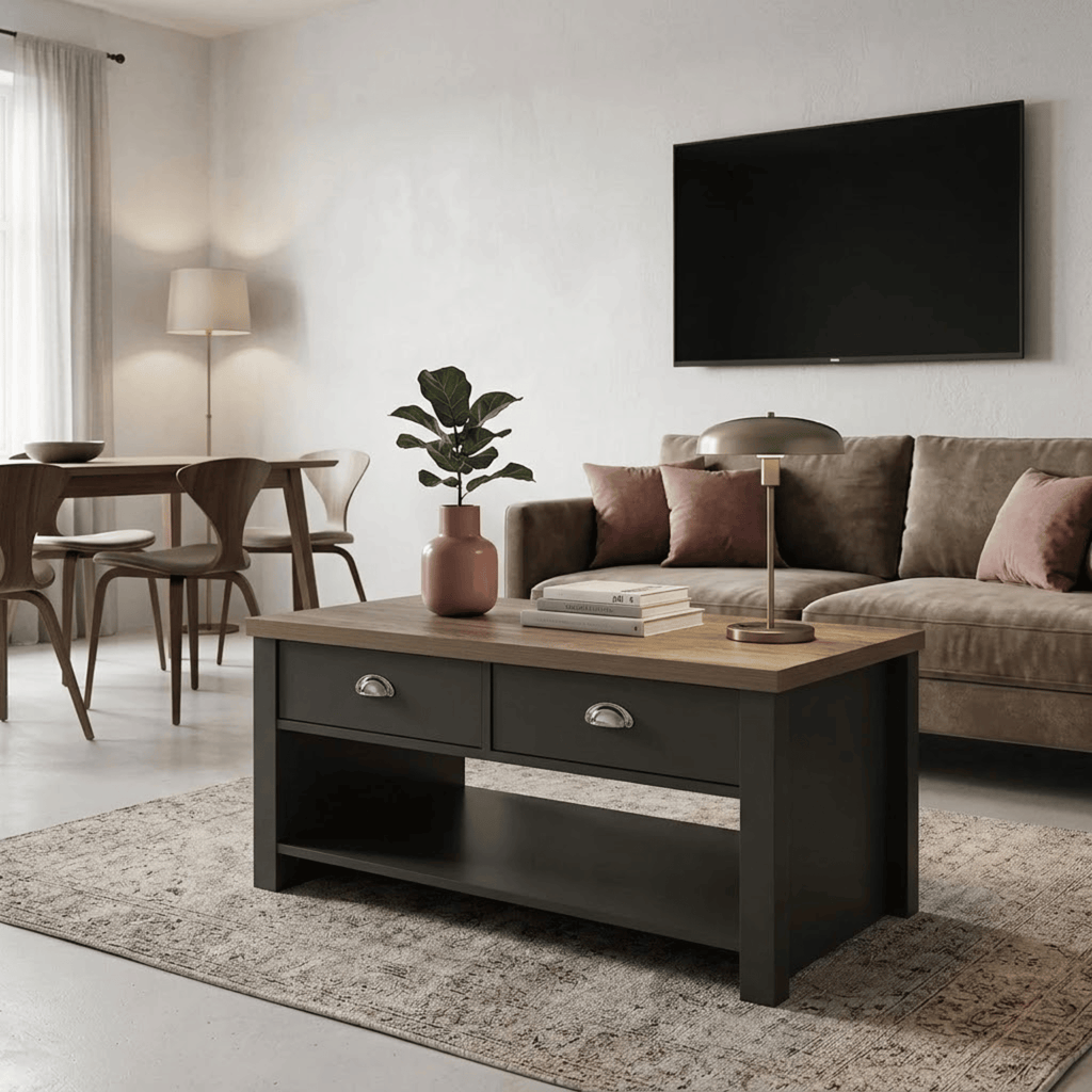 Highgate 2 Drawer Coffee Table