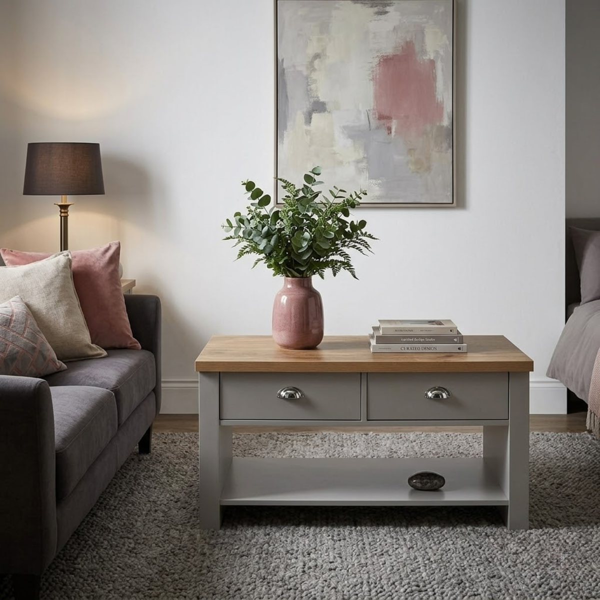 Highgate 2 Drawer Coffee Table
