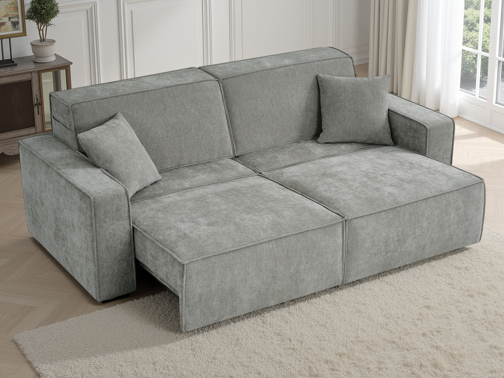 Houston Electric Sofabed Grey 3 Seater