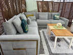Jupiter Sofa Grey Large Corner