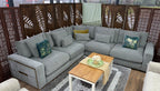 Jupiter Sofa Grey Large Corner