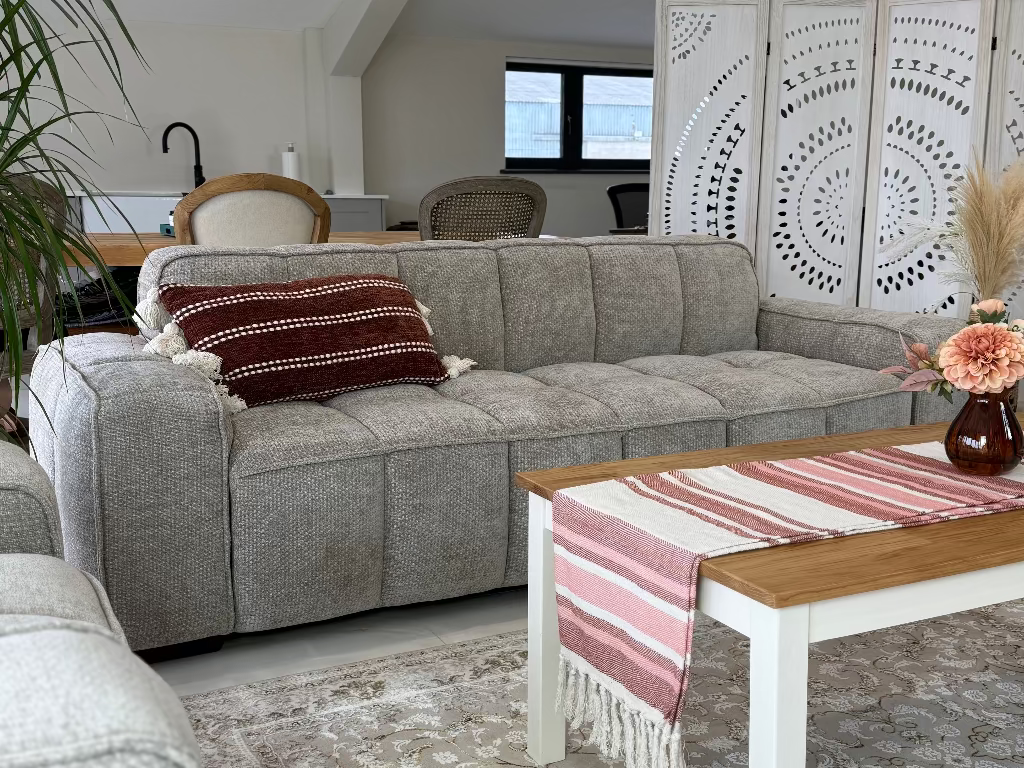 Paris Sofa Beige 3 Seater