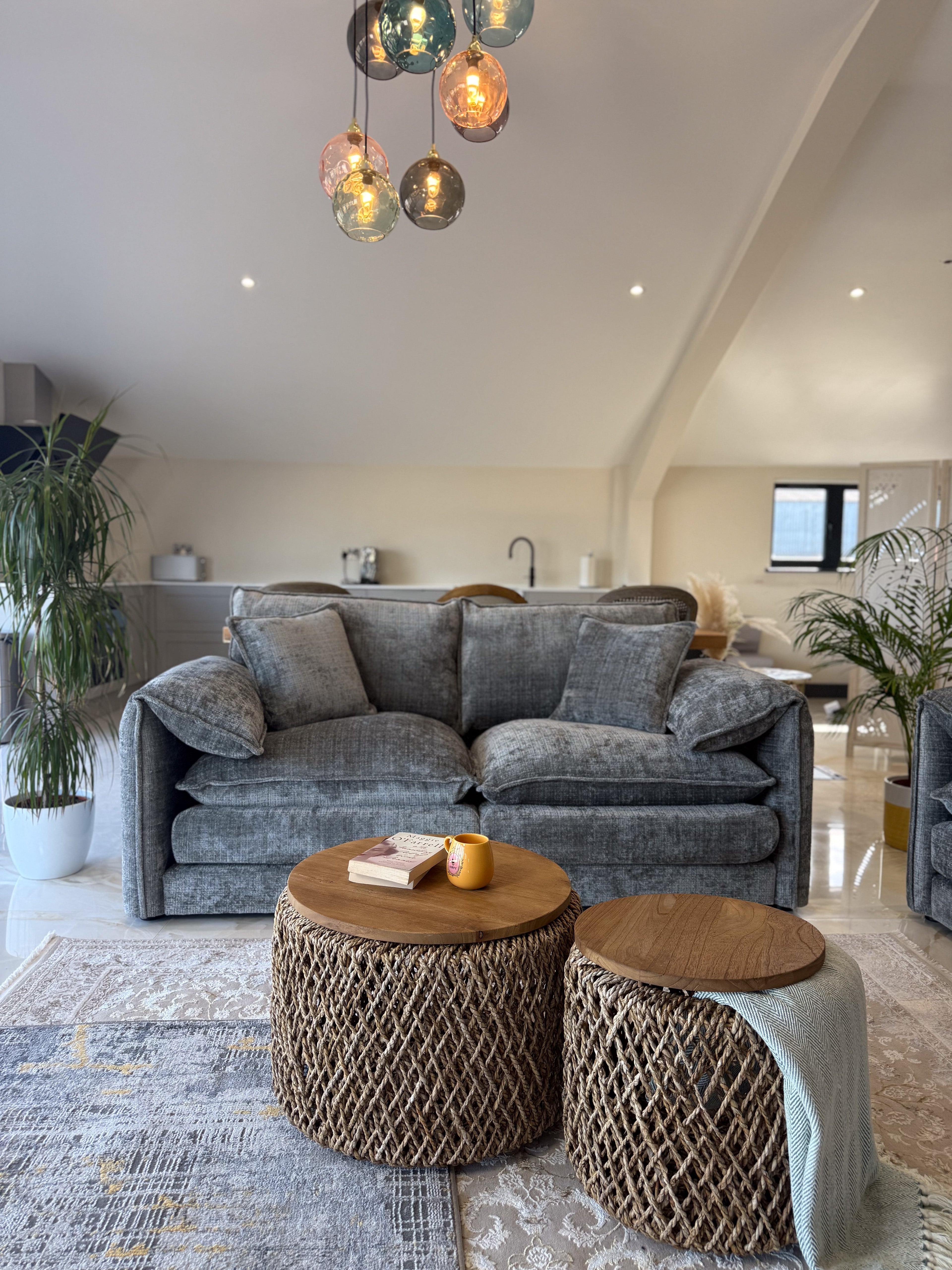 Solaya Sofa Grey 3 Seater