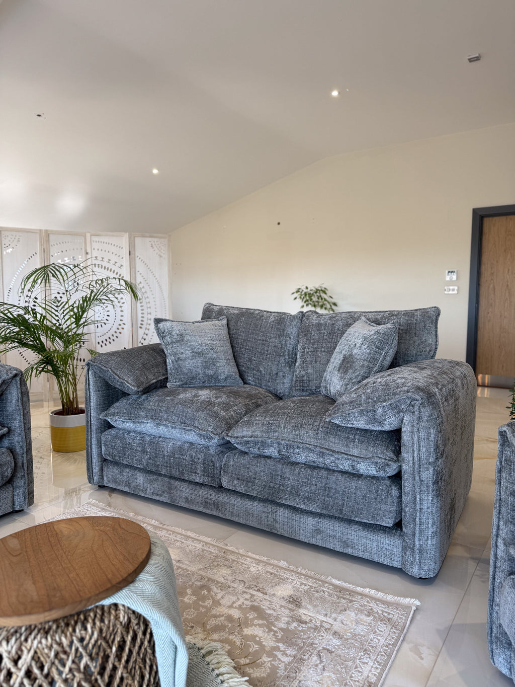 Solaya Sofa Grey 2 Seater