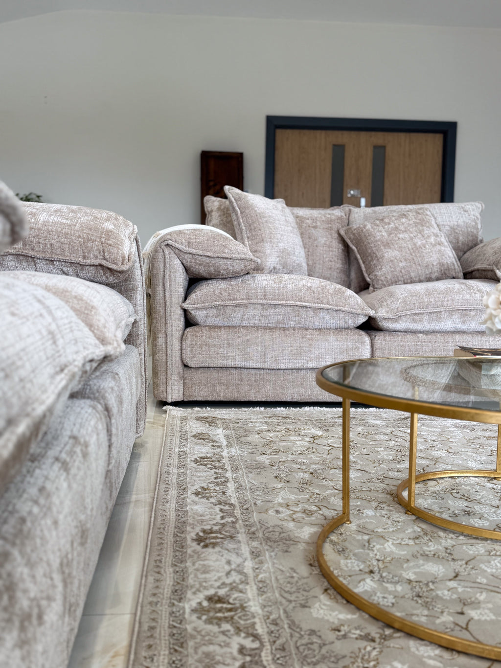 Solaya Sofa Beige 3 Seater