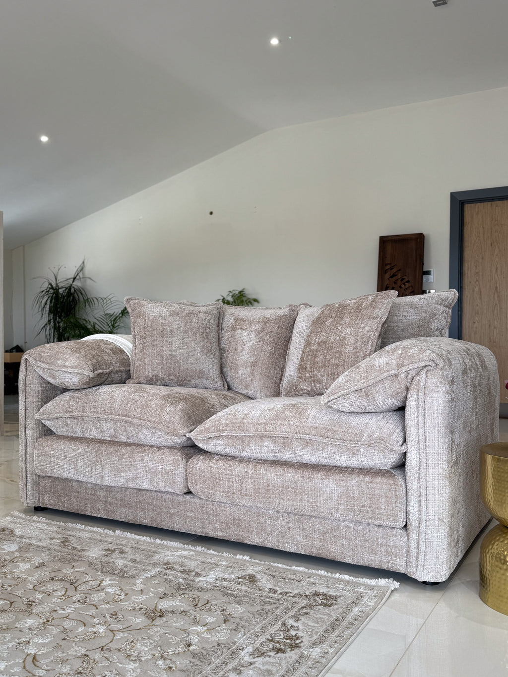 Solaya Sofa Beige 2 Seater