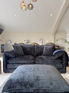 Solaya Sofa Black 3 Seater