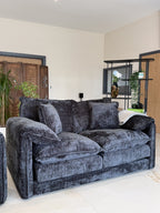 Solaya Sofa Black 2 Seater