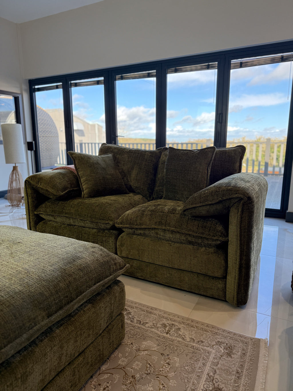 Solaya Sofa Green 2 Seater