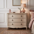 Ivory 3 Drawer Low Chest